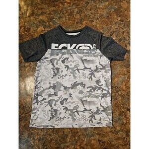 Ecko Unltd‎ t shirt Medium Mens Grey/white (A74)